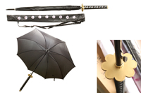 V3245BK,Sword handle umbrellas